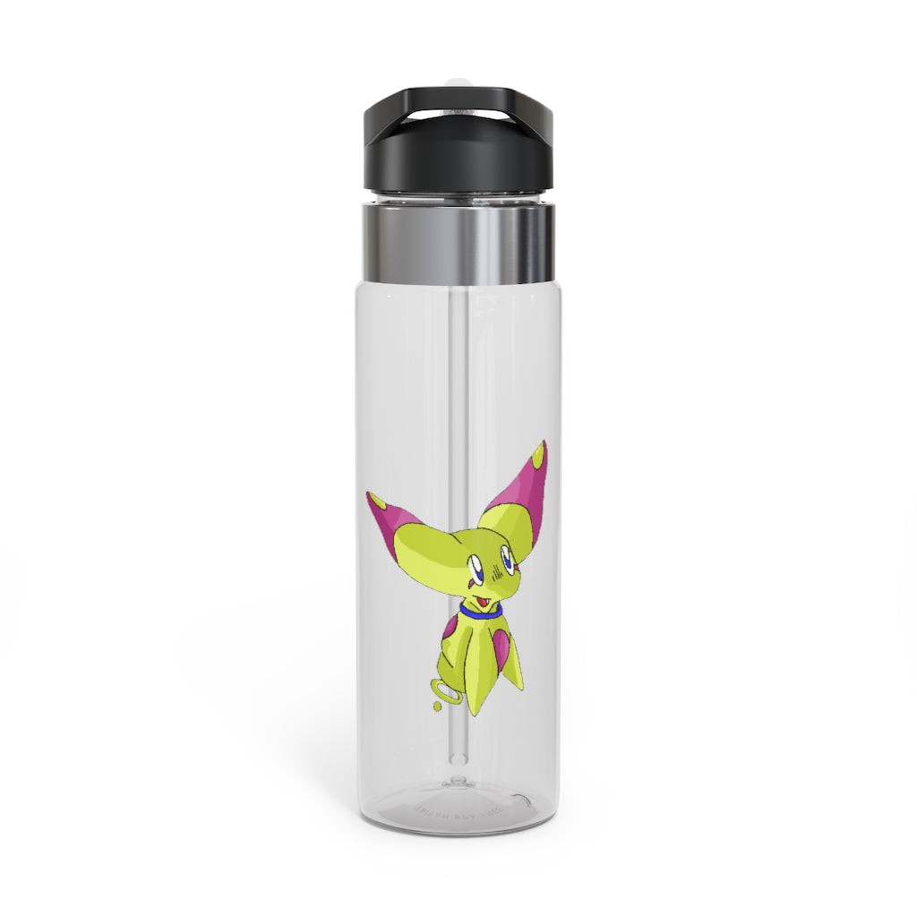 Phaff Kensington Tritan™ Sport Bottle in vibrant colors with a carabiner hook, showcasing its durable design and spill-resistant lid.